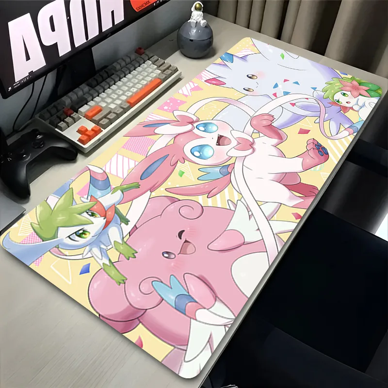 大型ピンクかわいいマウスパッド XXL ゲームコンピュータア - Gaming Accessories Cute のレビューと価格