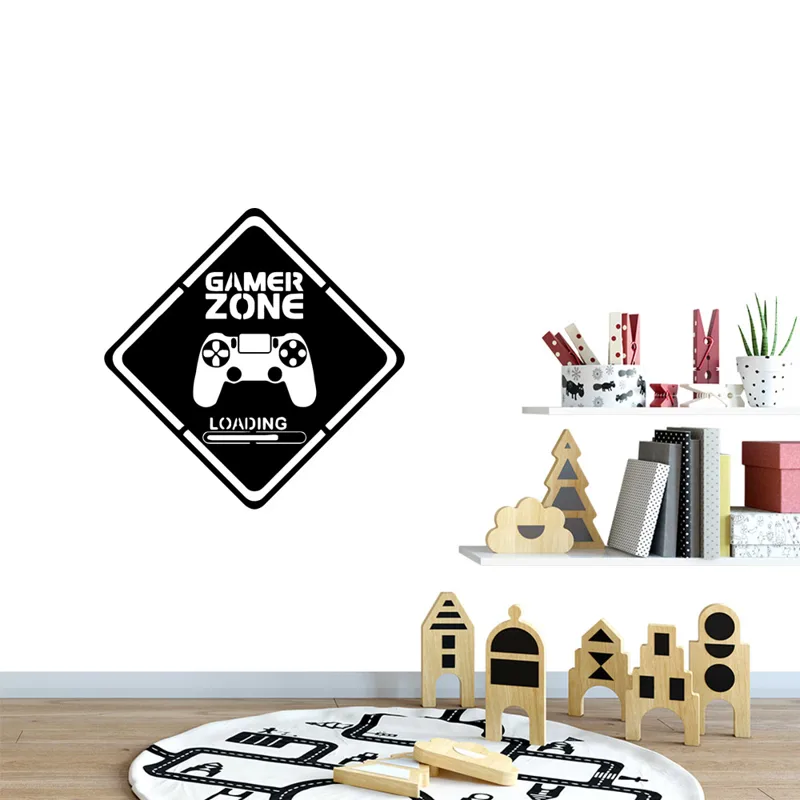 1pc ゲーマー壁アートデカールキッズルームの装飾ゲームハン - Gaming Accessories Bedroom のレビューと価格