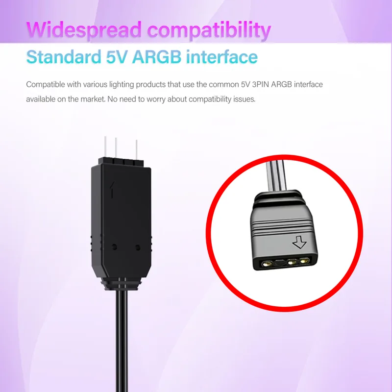SATA給電5V 3ピンARGBコントローラー、RFリモート - Fan Hub Rgb Controller のレビューと価格