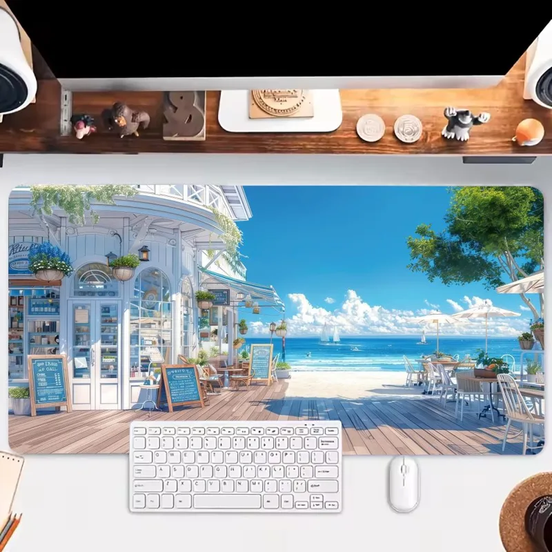 シーサイドコンビニマウスパッド大型ゲーミングデスクアクセサリ - Gaming Accessories Store のレビューと価格