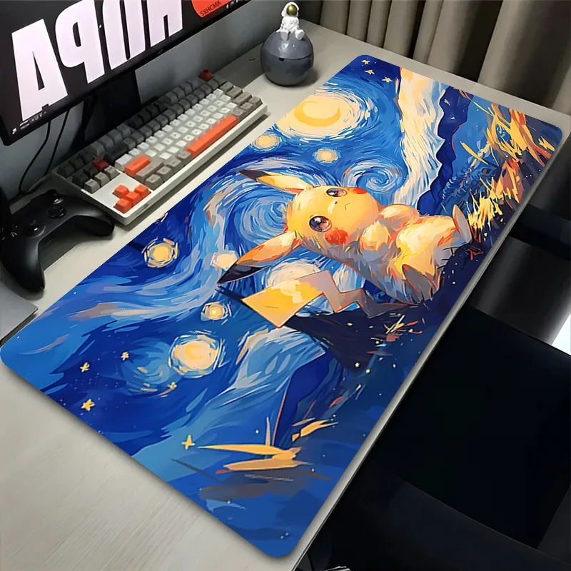 マウスパッド P-ポケモン ピカチュウ コンピュータゲームア - Gaming Accessories For Gaming Setup のレビューと価格