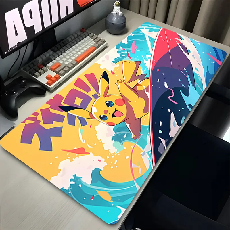 マウスパッド P-ポケモン ピカチュウ コンピュータゲームア - Gaming Accessories For Gaming Setup のレビューと価格