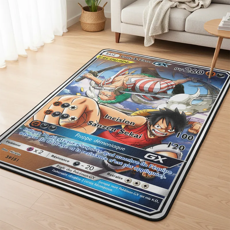 アニメワンピース ルフィ&ゾロ 漫画ラグ フロアラグ 子供部 - Gaming Accessories Kids のレビューと価格